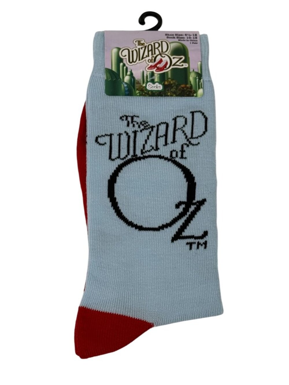 Wizard of Oz Ruby Slippers Crew Socks Adult Unisex NWT